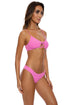 Luli Fama Beach Fuzz Scoop Neck Cut Out Top